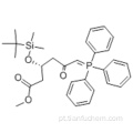 (3R) -3- (terc-butildimetilsililoxi) -5-oxo-6-trifenilfosforanilidenohexanoato de metilo CAS 147118-35-2
